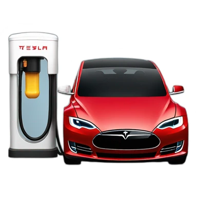 Tesla supercharger sticker