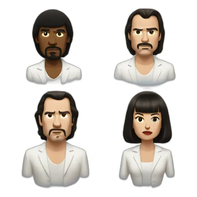 Pulp-fiction sticker