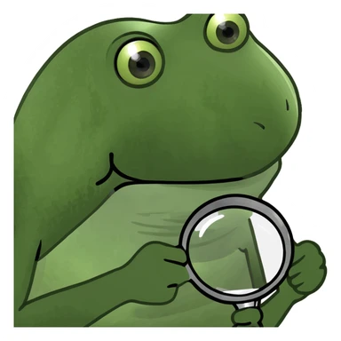 magnifying glass on a digital interface of a phone sticker