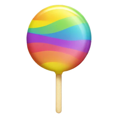 A big rainbow lolly  sticker