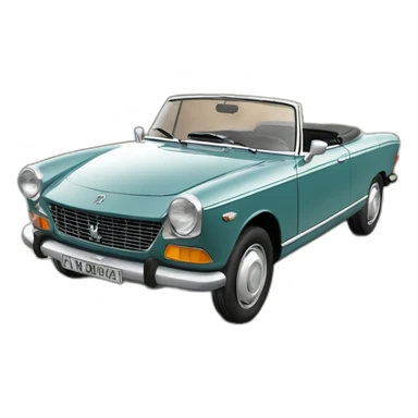 peugeot 404 cabriolet sticker