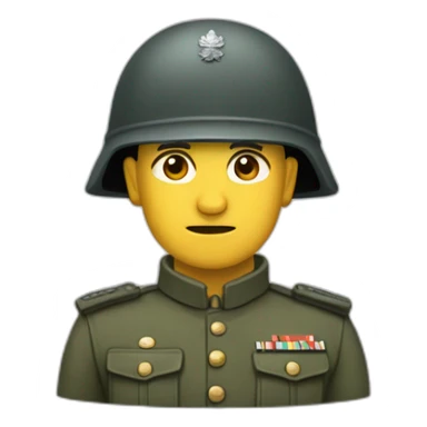 cabeza de soldado de las fuerzas especiales sticker