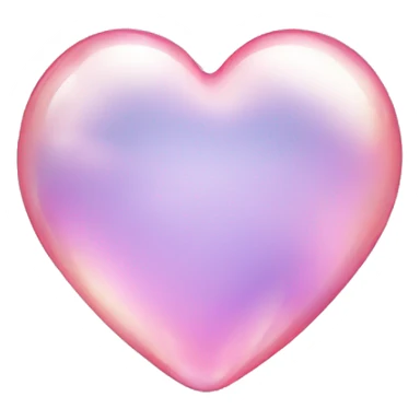 heart-shaped soap bubble sticker