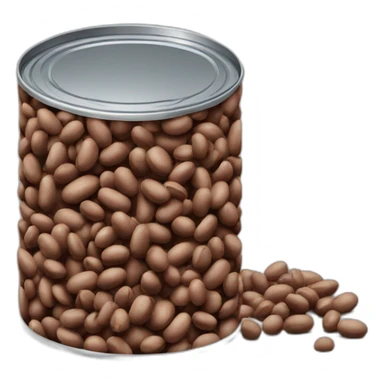 can of beans sticker