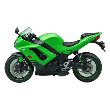 green kawsaki ninja 650 sticker