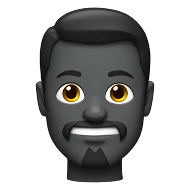 Batman with a goatee sticker