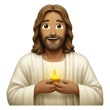 jesus saying merry christmas  sticker