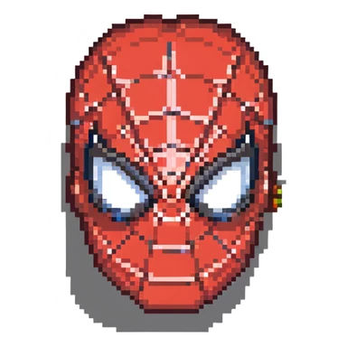spiderman head sticker