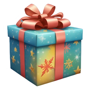 a largre present sticker