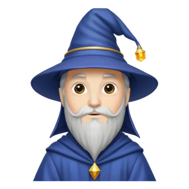 Wizard at car meet sticker