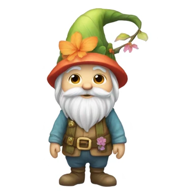 Fairy gnome sticker