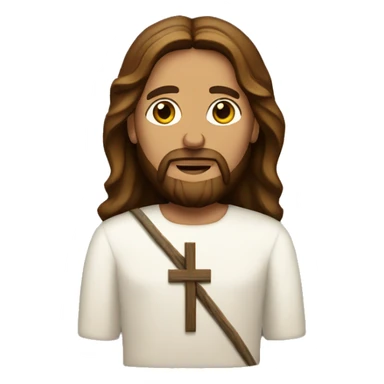 Jesus on cross sticker