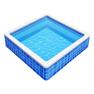 full size swimming pool sticker
