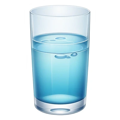 Generate a glass of water sticker