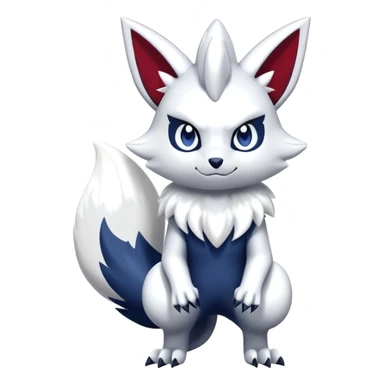 Shiny Zangoose-Absol-Meowstic-Fakémon-hybrid-creature (full body)  sticker