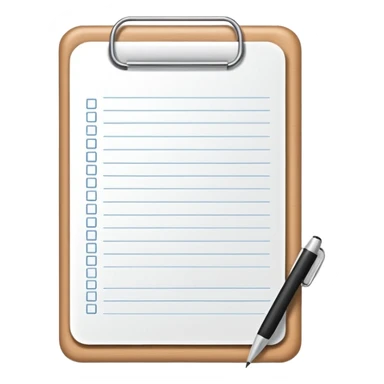 notepad with outlined shapes sticker