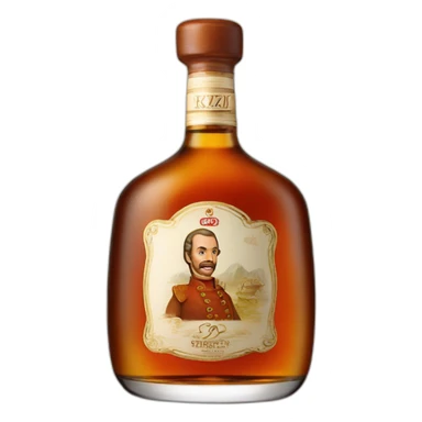 52 years Kizlyar brandy sticker