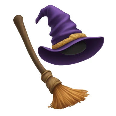 magic broomstick sticker