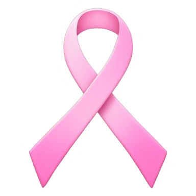 Breast cancer ribbon sticker