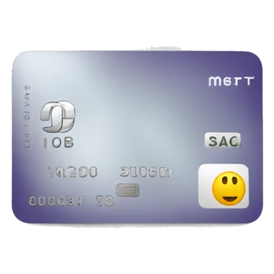 hold banking card sticker