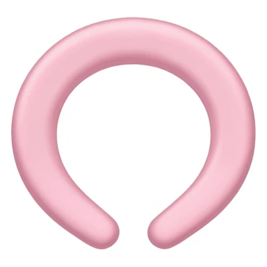 pastel pink hair tie sticker