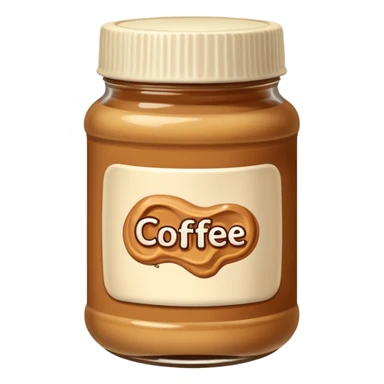 peanut butter coffe sticker