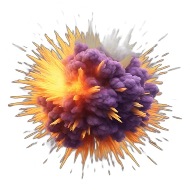 big bang explosion sticker