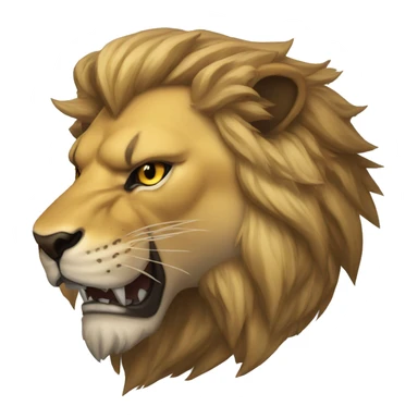 lion paladin angry sticker