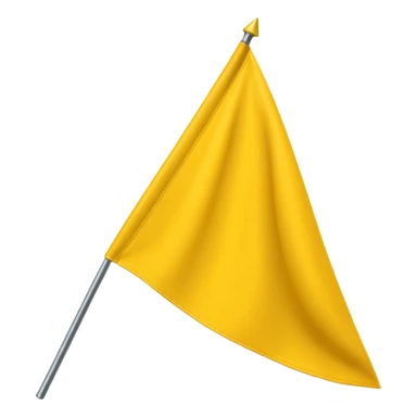 Make a yellow colour triangular flag emoji sticker