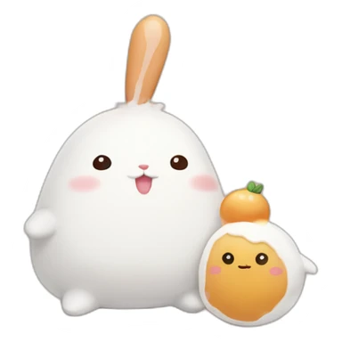 Molang and Piu piu sticker