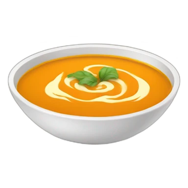Pumpkin soup sticker