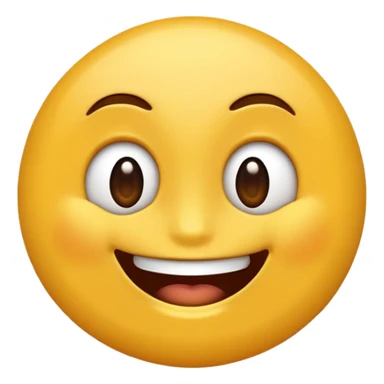 É um emoji sorrindo só que com o sorriso sábado e de canto com um olha bem picante é especificamente isso sticker
