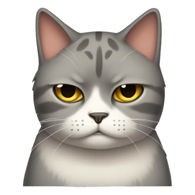 sad cat sticker