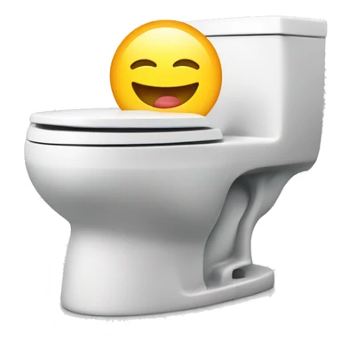 Money sitting on toilet  sticker