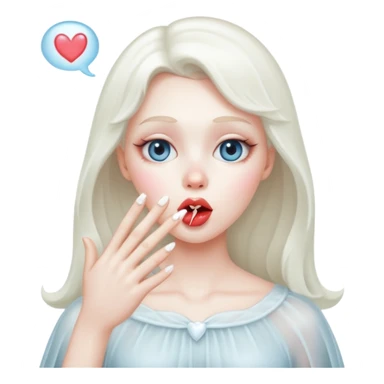 fantasma tirando besos sticker