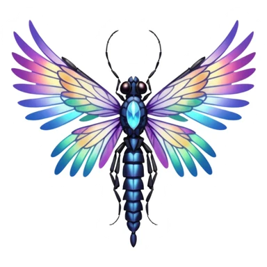 can you generate 6 unique wings designs? just the wings - no body, head, or feet necessary sticker