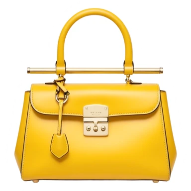 christy ng butter yellow bag  sticker