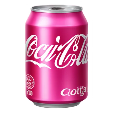 Pink coca cola  sticker