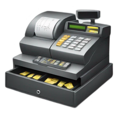cash register sticker