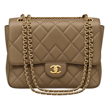 chanel taupe color bag sticker