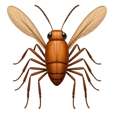 cricket 🦗, brown sticker