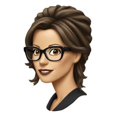 Kate Beckinsale with glasses  sticker