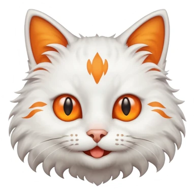 A smile meowing sticker