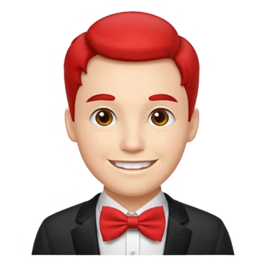 krımızı papyoblu adam sticker