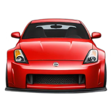 350z drift tuning red sticker