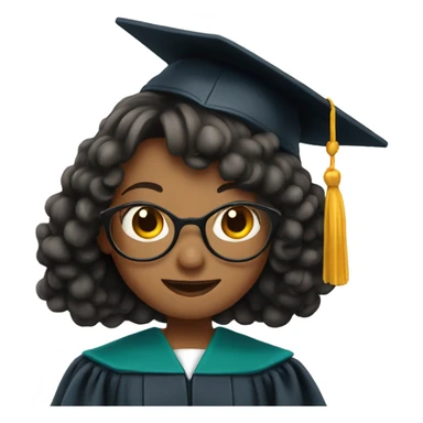 Girl in graduación sticker