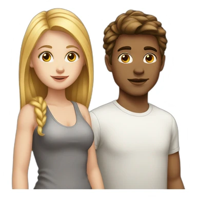 white girls and white boys sticker