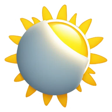 sunlight with sun rays sticker