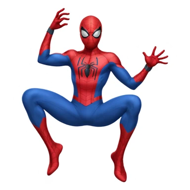 Spiderman shooting straight web from his wrist  sticker