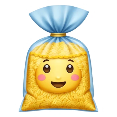 yellow rice in a packet sticker